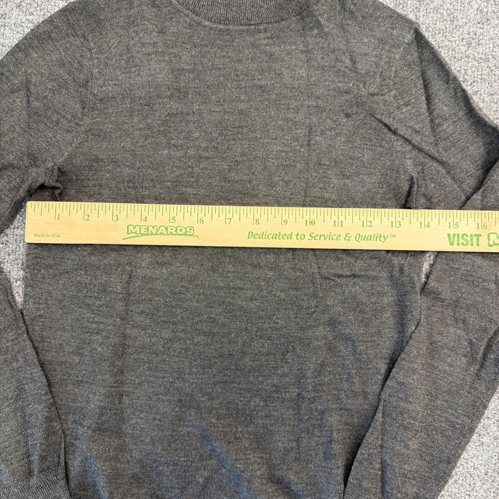 J Crew Mercantile Women's 2XS Gray Merino Wool Blend Turtleneck - Picture 2 of 6